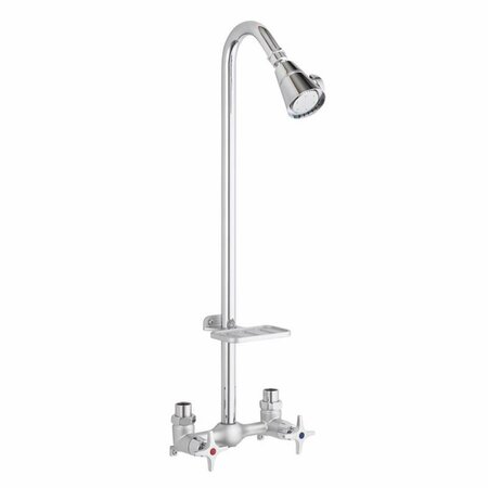 CONVENIENCE CONCEPTS 2-Handle Wall Mount Tub Faucet - Chrome HI2742888